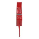 Retro Brick Cell Phone Ornament Vintage Cellular Phone Model Simulation Photographic Props Stylized Ornaments Red
