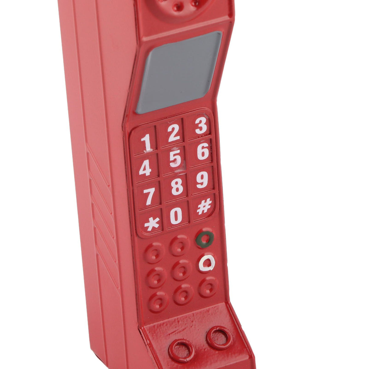 Retro Brick Cell Phone Ornament Vintage Cellular Phone Model Simulation Photographic Props Stylized Ornaments Red