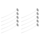 50Pcs Candle Wicks Pre Waxed Cotton Core Wicks with Base for DIY Scented Candle Making 8cm / 3.1in