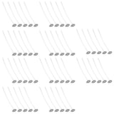 50Pcs Candle Wicks Pre Waxed Cotton Core Wicks with Base for DIY Scented Candle Making 8cm / 3.1in