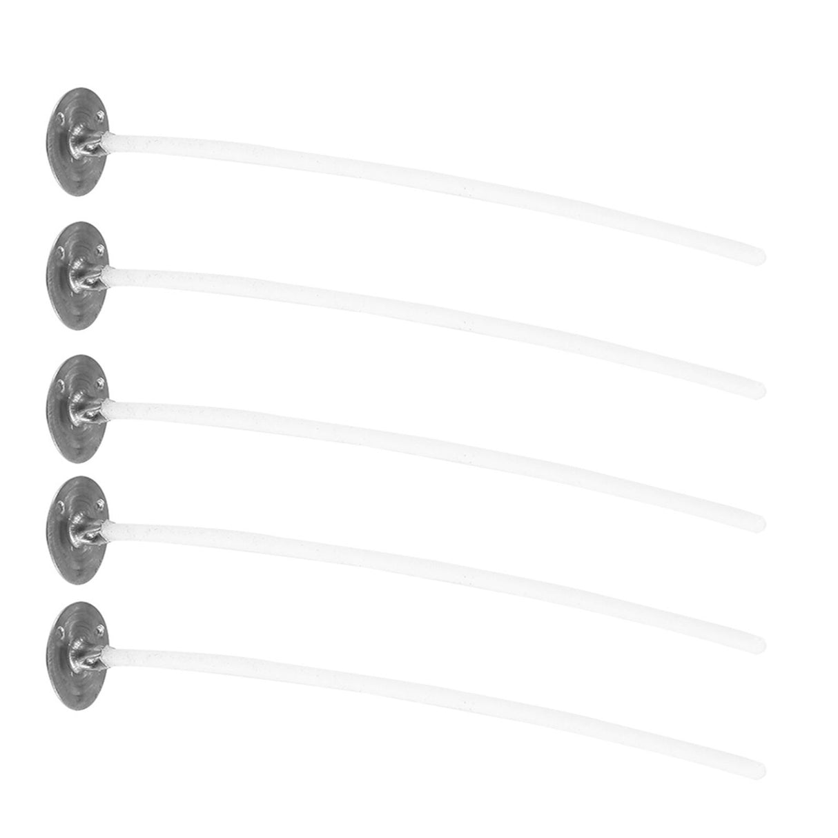 50Pcs Candle Wicks Pre Waxed Cotton Core Wicks with Base for DIY Scented Candle Making 8cm / 3.1in