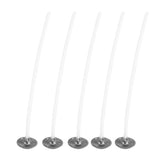 50Pcs Candle Wicks Pre Waxed Cotton Core Wicks with Base for DIY Scented Candle Making 8cm / 3.1in