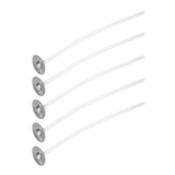 50Pcs Candle Wicks Pre Waxed Cotton Core Wicks with Base for DIY Scented Candle Making 8cm / 3.1in