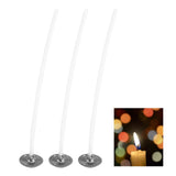 50Pcs Candle Wicks Pre Waxed Cotton Core Wicks with Base for DIY Scented Candle Making 8cm / 3.1in - Extra Image