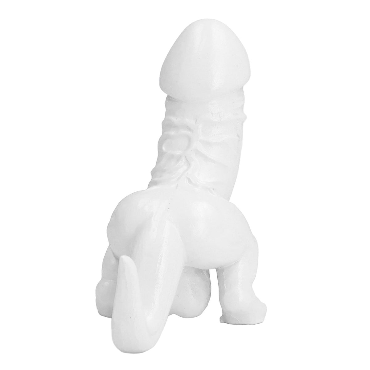 Dinosaur Ornament High Simulation Adult Spoof Resin Dinosaur Decoration for Home Decoration Bedroom Decoration White
