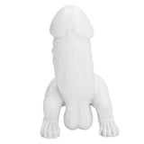 Dinosaur Ornament High Simulation Adult Spoof Resin Dinosaur Decoration for Home Decoration Bedroom Decoration White