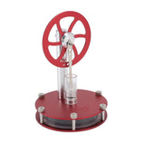 Stirling Engine Model Low Temperature Differential Education Toy Metal Hot Air Engine Motor for Kids Learning - Front View