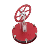 Stirling Engine Model Low Temperature Differential Education Toy Metal Hot Air Engine Motor for Kids Learning - Top-Down View