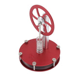 Stirling Engine Model Low Temperature Differential Education Toy Metal Hot Air Engine Motor for Kids Learning - 45-Degree Angle