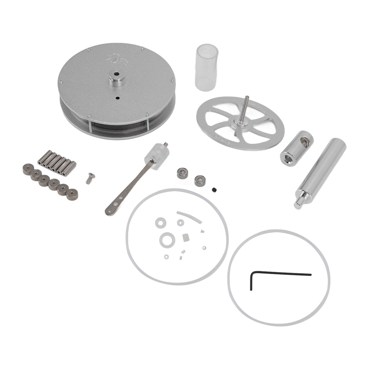 Low Temperature Stirling Engine Model Aluminum Physical Experimental Engine Model Kids Educational Toy