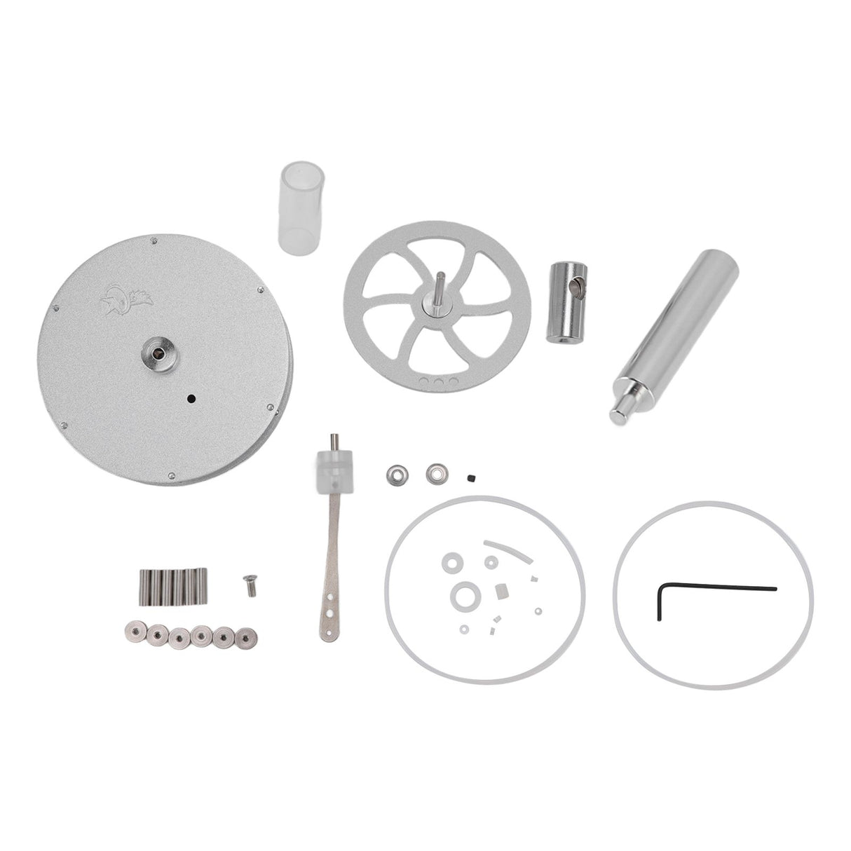 Low Temperature Stirling Engine Model Aluminum Physical Experimental Engine Model Kids Educational Toy