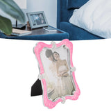 Modern Photo Frame Plastic Family Picture Frame Decoration for Home Bedroom Tabletop Display B - Extra Image