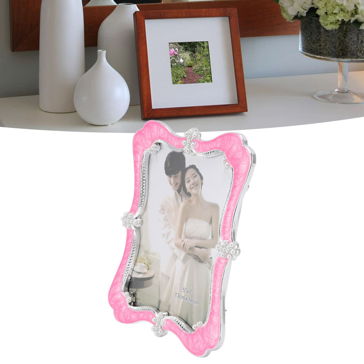 Modern Photo Frame Plastic Family Picture Frame Decoration for Home Bedroom Tabletop Display B