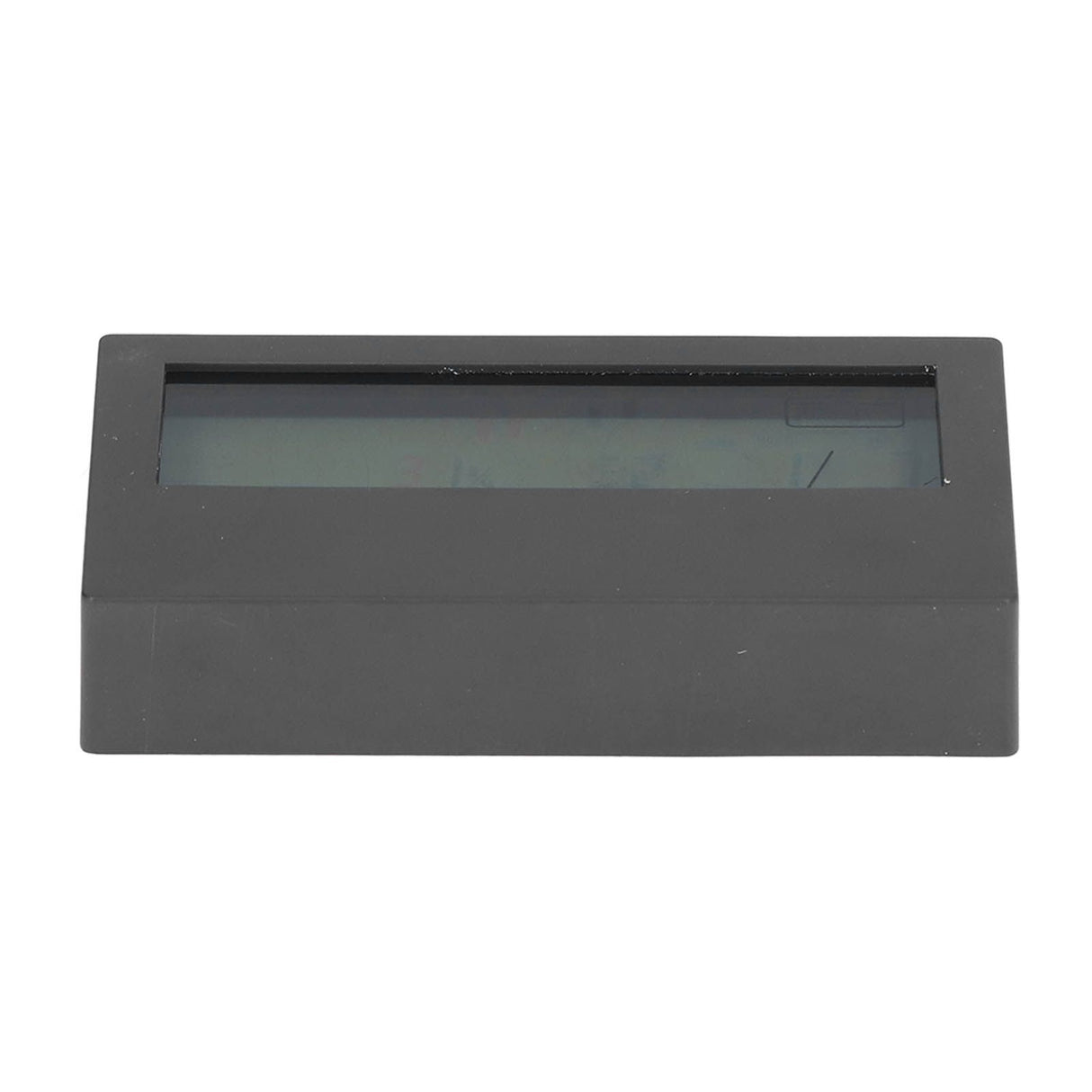 LCD Alarm Clock Transparent Multifunctional Large Screen Display Battery Powered Digital Alarm Clock for Home Travel Black