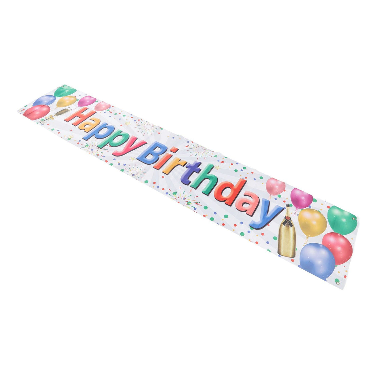 Happy Birthday Decorations Backdrop Balloon Fireworks Champagne Happy Birthday Yard Sign for Birthday Party