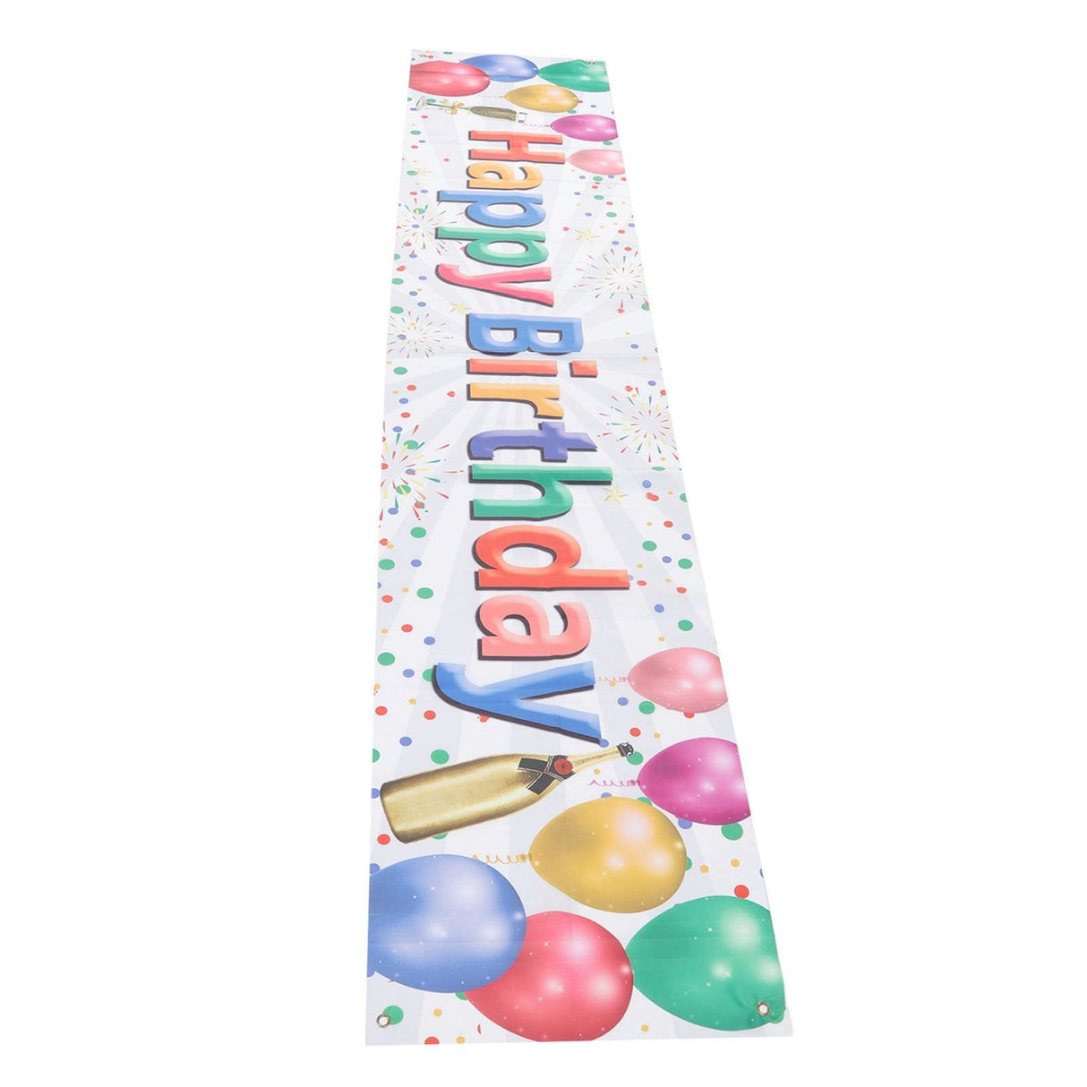 Happy Birthday Decorations Backdrop Balloon Fireworks Champagne Happy Birthday Yard Sign for Birthday Party