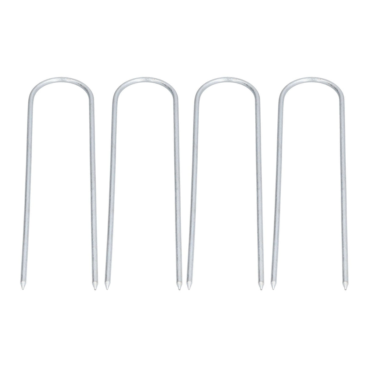 Garden Staples Galvanized U Shaped Garden Fencing Peg for Greenhouses Lawns Gardens