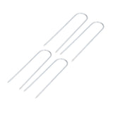 Garden Staples Galvanized U Shaped Garden Fencing Peg for Greenhouses Lawns Gardens - Extra Image