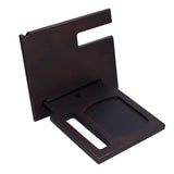 Wooden Mobile Phone Base Multifunctional Keychain Holder Storage Rack for Home Office - Side View