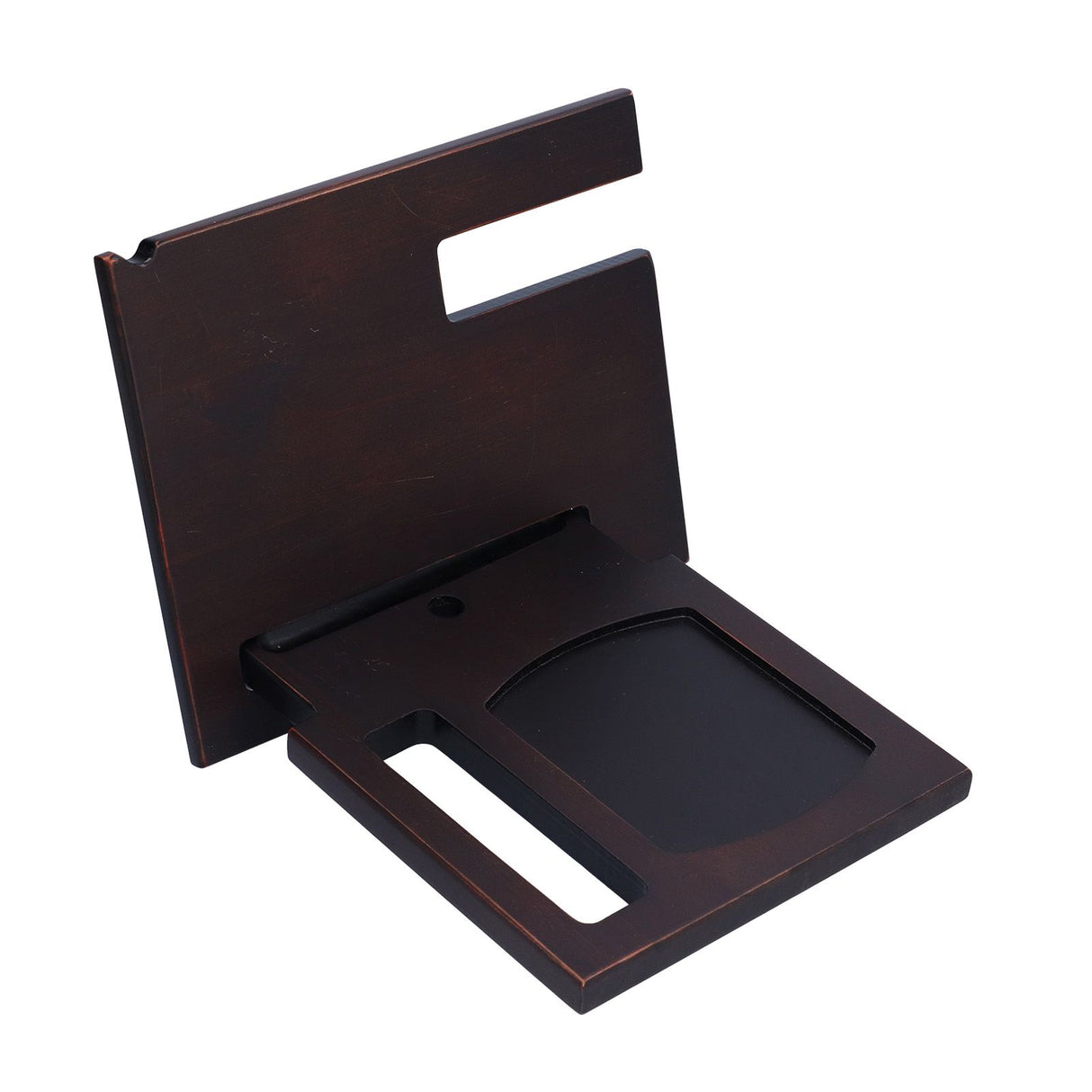 Wooden Mobile Phone Base Multifunctional Keychain Holder Storage Rack for Home Office