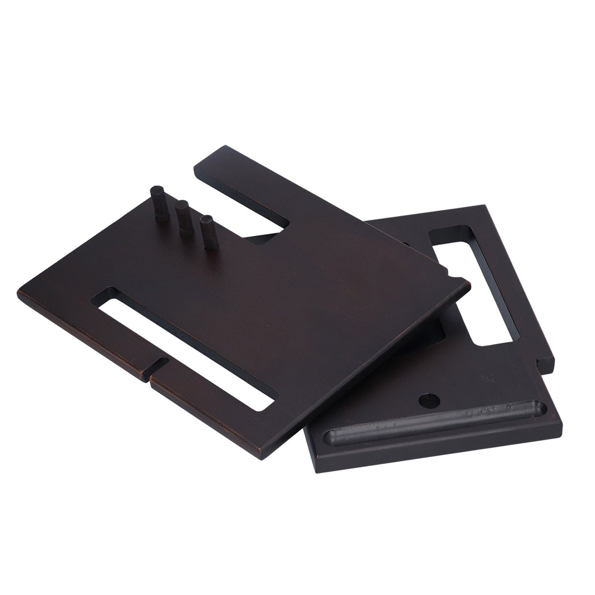 Wooden Mobile Phone Base Multifunctional Keychain Holder Storage Rack for Home Office