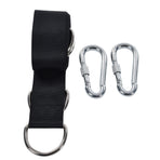 1.53M Tree Swing Hanging Strap Adjustable Heavy Duty Polyester Hammock Strap with Carabiner for Outdoor Garden