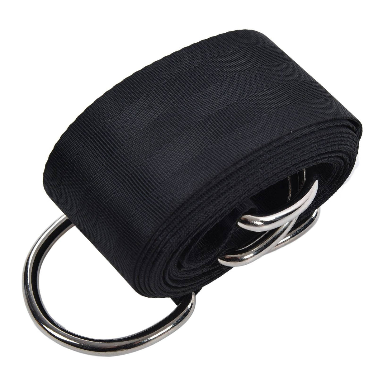 1.53M Tree Swing Hanging Strap Adjustable Heavy Duty Polyester Hammock Strap with Carabiner for Outdoor Garden
