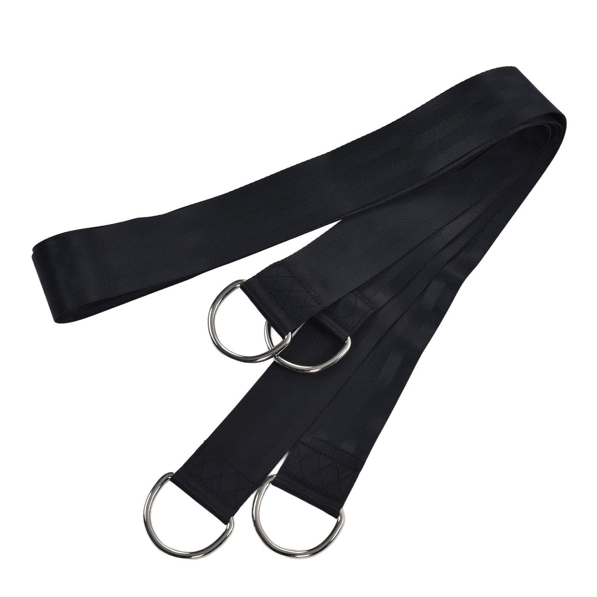 1.53M Tree Swing Hanging Strap Adjustable Heavy Duty Polyester Hammock Strap with Carabiner for Outdoor Garden
