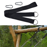 1.53M Tree Swing Hanging Strap Adjustable Heavy Duty Polyester Hammock Strap with Carabiner for Outdoor Garden - Extra Image
