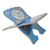 Quran Book Stand Holder Boxwood Bible Display Holders Rack for Muslim Teachers ChildrenJM01861 - Front View