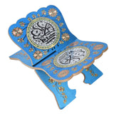 Quran Book Stand Holder Boxwood Bible Display Holders Rack for Muslim Teachers ChildrenJM01861 - Rear View