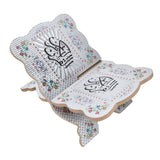 Quran Book Stand Holder Boxwood Bible Display Holders Rack for Muslim Teachers ChildrenJM01864
