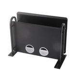 Double Layer Floating Wall Shelf TV Box Shelf Wall Mounted Router DVD Cable Box Shelf for Household - Side View