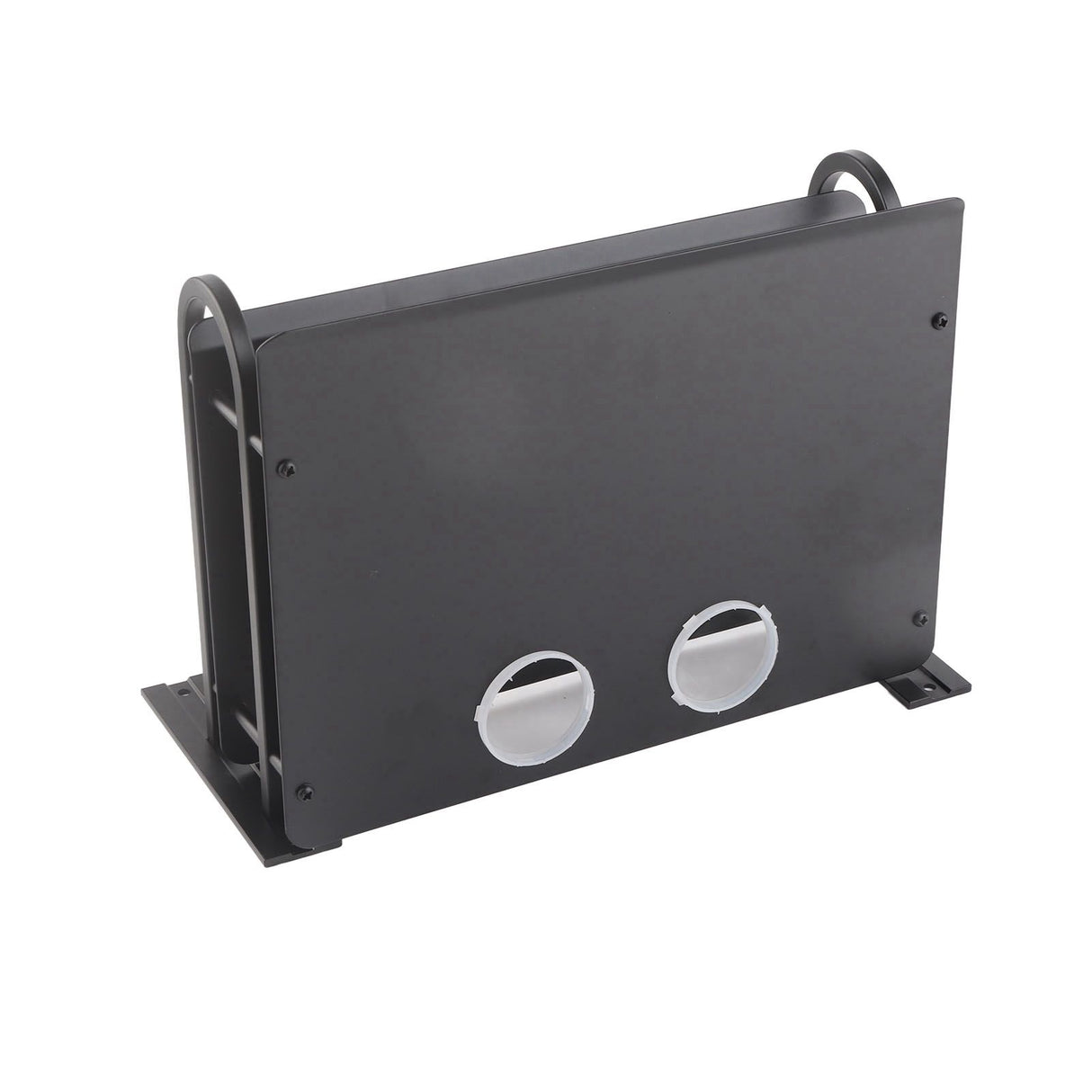 Double Layer Floating Wall Shelf TV Box Shelf Wall Mounted Router DVD Cable Box Shelf for Household