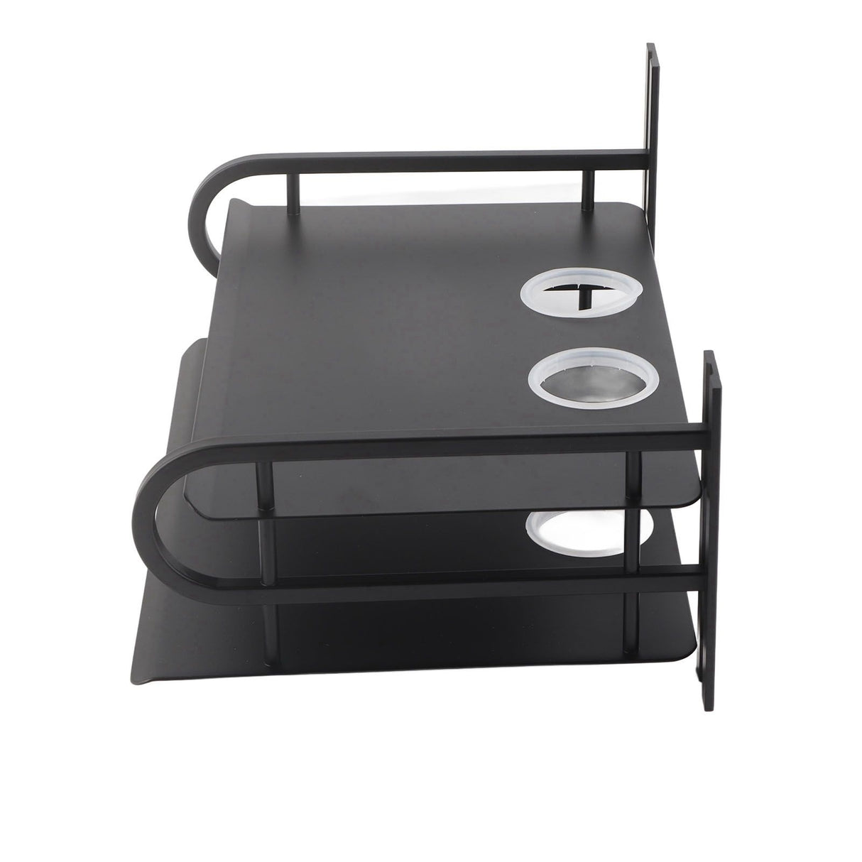 Double Layer Floating Wall Shelf TV Box Shelf Wall Mounted Router DVD Cable Box Shelf for Household
