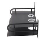 Double Layer Floating Wall Shelf TV Box Shelf Wall Mounted Router DVD Cable Box Shelf for Household
