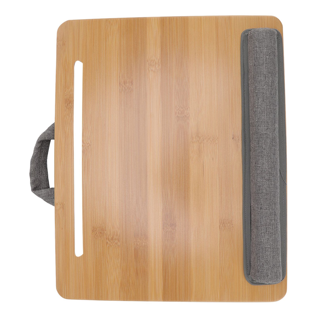 Laptop Table Multifunction Bamboo Lap Desk Bed Tray with Cushion for Reading Writing Playing