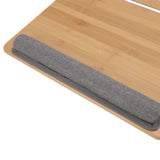 Laptop Table Multifunction Bamboo Lap Desk Bed Tray with Cushion for Reading Writing Playing - Extra Image