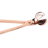3PCS Candle Accessory Set Candle Wick Trimmer Cutter Snuffer Extinguisher Wick Dipper Gift SuppliesRose Gold