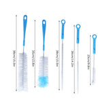 Water Bottle Brush 5pcs Long Handle Cleaning Brush for Narrow Neck Water Bottle Baby Bottle Coffee GrinderBlue - Extra Image