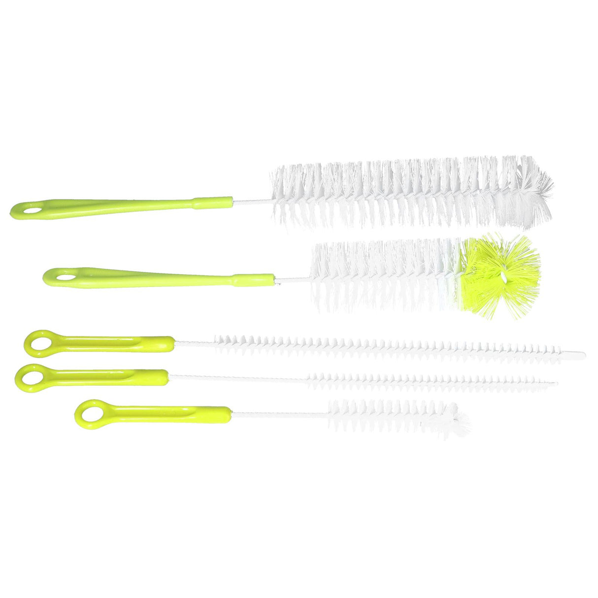 Water Bottle Brush 5pcs Long Handle Cleaning Brush for Narrow Neck Water Bottle Baby Bottle Coffee GrinderGreen