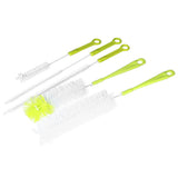 Water Bottle Brush 5pcs Long Handle Cleaning Brush for Narrow Neck Water Bottle Baby Bottle Coffee GrinderGreen