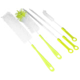 Water Bottle Brush 5pcs Long Handle Cleaning Brush for Narrow Neck Water Bottle Baby Bottle Coffee GrinderGreen - Extra Image