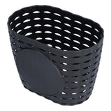 Children Bike Basket Thickened Plastic Wear Resistant and Durable Children's Bicycle Stroller Shopping Hanging BasketBlack - Rear View