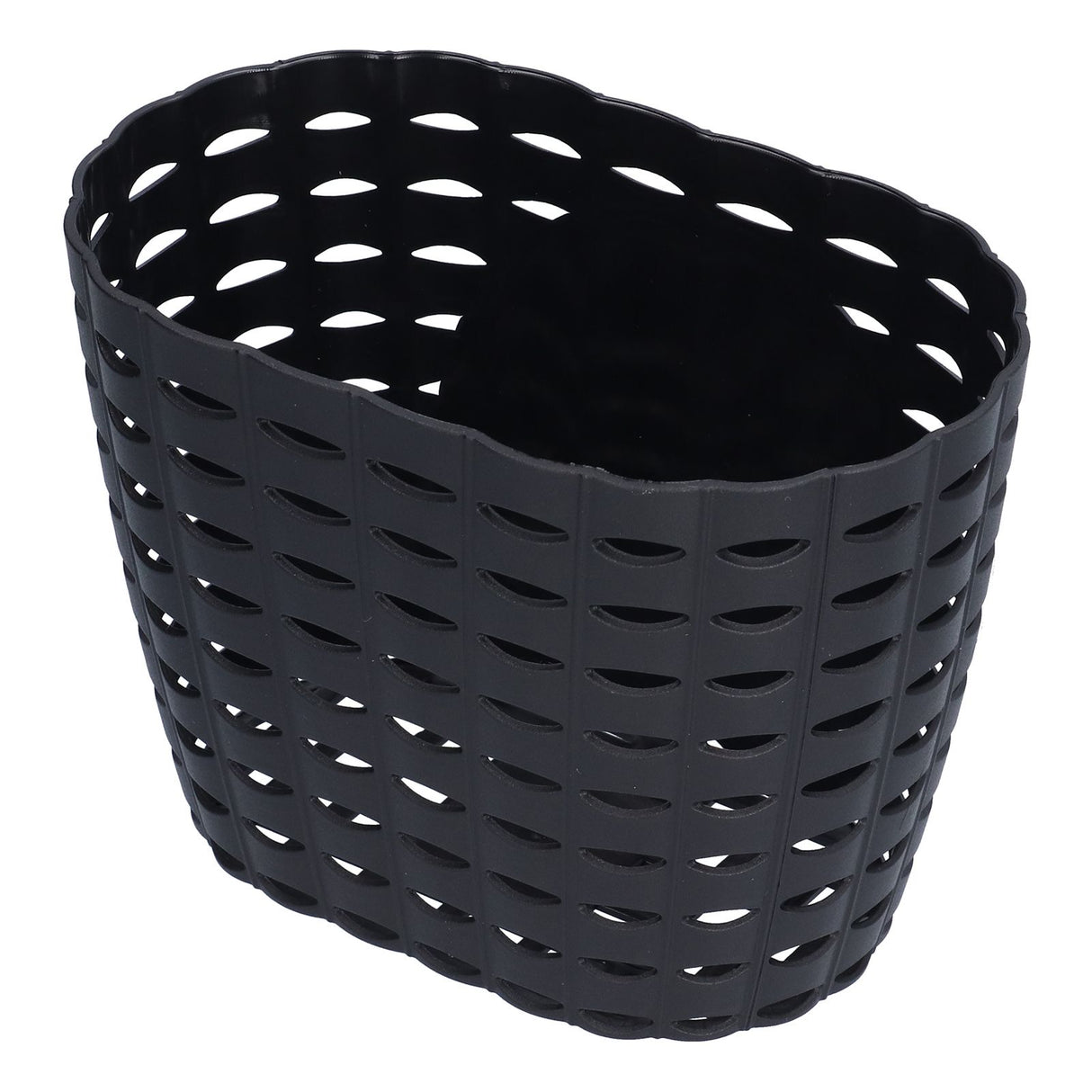 Children Bike Basket Thickened Plastic Wear Resistant and Durable Children's Bicycle Stroller Shopping Hanging BasketBlack