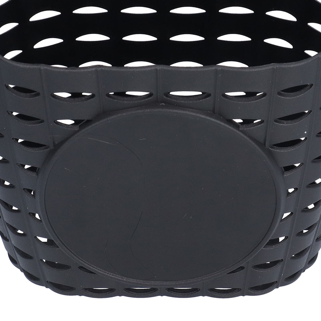Children Bike Basket Thickened Plastic Wear Resistant and Durable Children's Bicycle Stroller Shopping Hanging BasketBlack