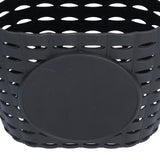 Children Bike Basket Thickened Plastic Wear Resistant and Durable Children's Bicycle Stroller Shopping Hanging BasketBlack