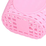 Children Bike Basket Thickened Plastic Wear Resistant and Durable Children's Bicycle Stroller Shopping Hanging BasketPink - Extra Image