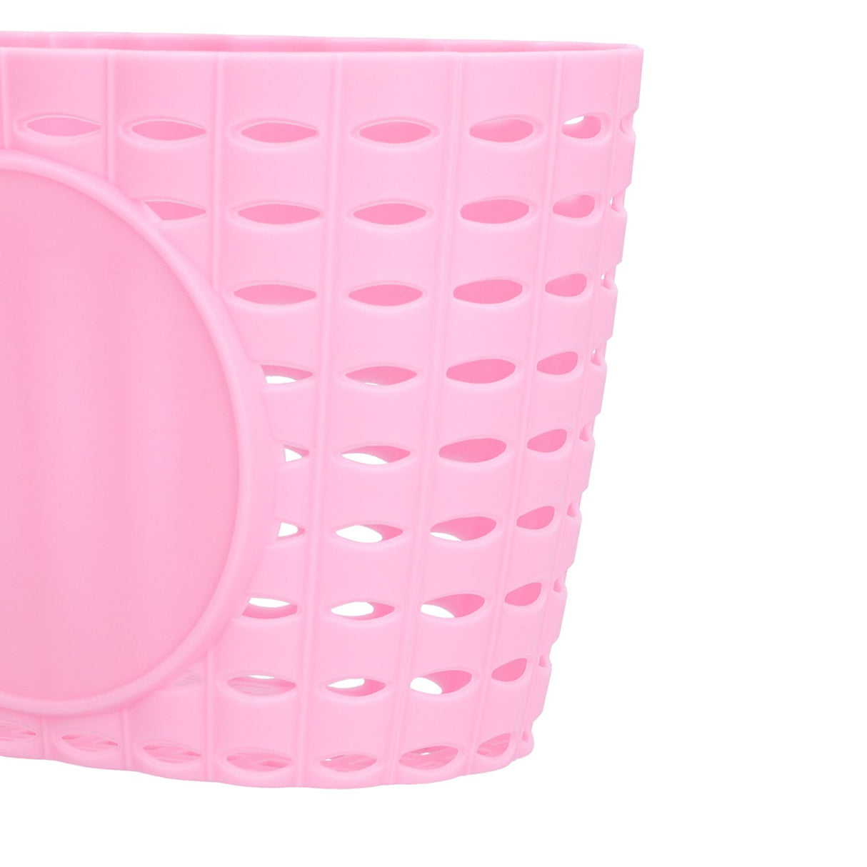 Children Bike Basket Thickened Plastic Wear Resistant and Durable Children's Bicycle Stroller Shopping Hanging BasketPink