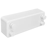 4m Retractable Clothesline Stainless Steel Laundry Line Wall Mounted Dryer for Bathroom Laundry Living Room - Side View